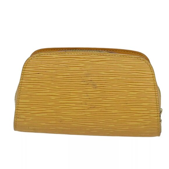 LOUIS VUITTON Epi Dauphine PM Pouch Yellow - Picture 14 of 16